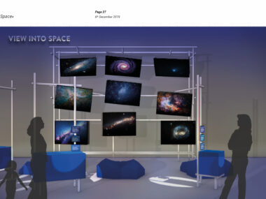 Entwurfsprozess: Visualisierung 3D-Thema View into space